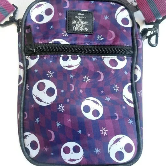 Bioworld Nightmare Before Christmas Womens Small Crossbody Bag Jack Skellington - Picture 2 of 5